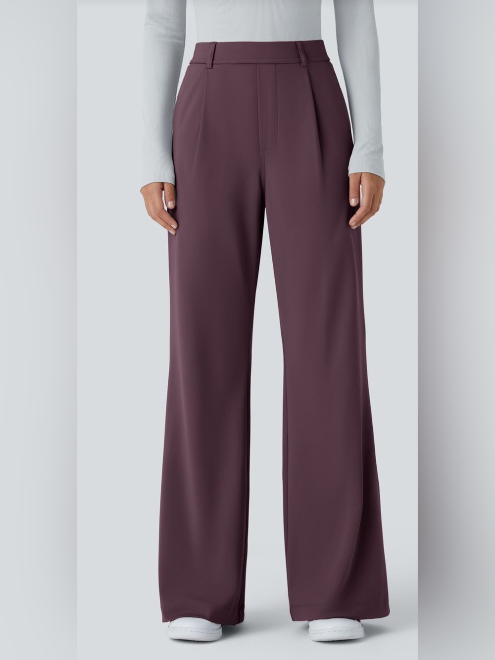 NWT HALARA Flex™ DayStretch High Waisted Pocket Straight Leg Work Pants Wide-